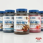 گالری چند طعم پروتئین Applied Nutrition Critical Whey شامل چوکوهیزلنات، کوکیز اند کریم و توت‌فرنگی