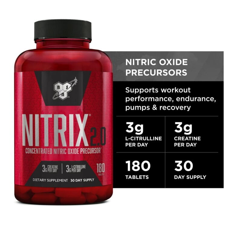 نیتریکس BSN اصل آمریکا؛ مکمل پمپ عضله و افزایش رگ‌زایی با آرژینین و نیتروژن برای افزایش خون‌رسانی و قدرت بدنی – فروشگاه حامد پاور.