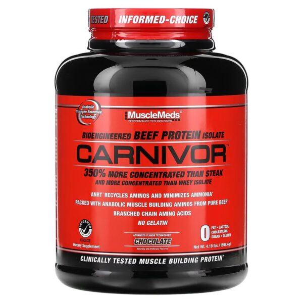 MuscleMeds-Carnivor-Beef-Protein-Isolate-min-1 بیف ایزوله ماسل مدز
