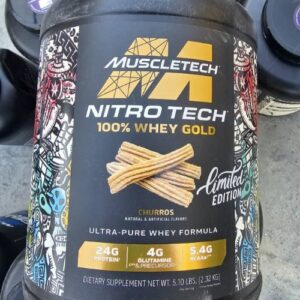 مکمل وی گلد لیمیتد ادیشن ماسل‌تک NitroTech Whey Gold Limited Edition