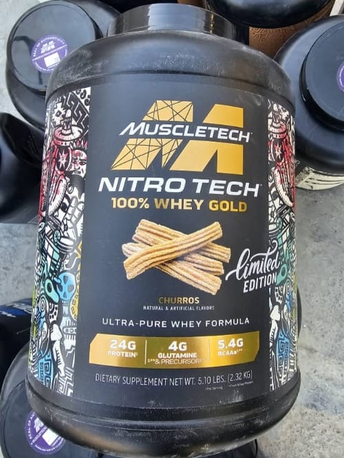 مکمل وی گلد لیمیتد ادیشن ماسل‌تک NitroTech Whey Gold Limited Edition