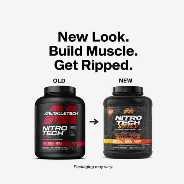 نیتروتک ریپد ماسل تک (MuscleTech Nitro Tech Ripped) | پروتئین وی ایزوله + چربی‌سوز قدرتمند