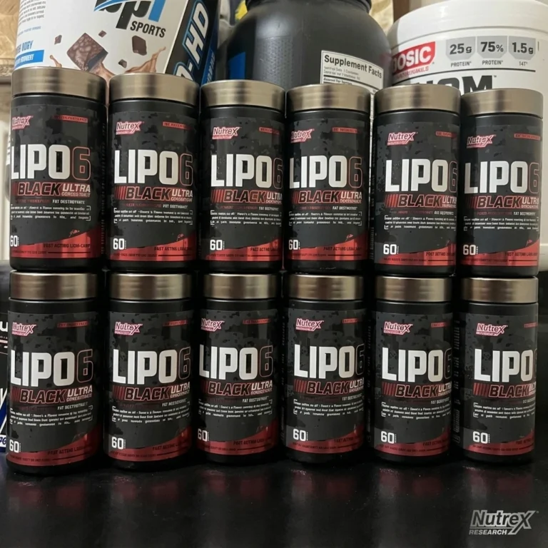 قوطی‌های مکمل چربی‌سوز Nutrex Lipo 6 Black Ultra Concentrate، فرمول پیشرفته چربی‌سوزی برای کاهش وزن سریع