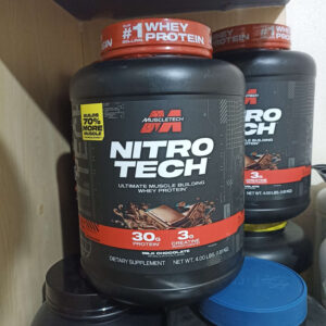 پروتئین نیتروتک ماسل تک NitroTech MuscleTech | وی پروتئین عضله‌ساز و افزایش قدرت