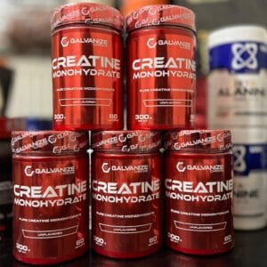 پودر کراتین گالوانایز، مکمل ورزشی برای افزایش قدرت، انرژی و بهبود ریکاوری عضلات در تمرینات بدنسازی.