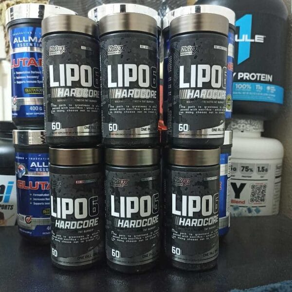 محصول چربی‌سوز ناترکس مدل لیپو 6 هاردکور، مکمل انرژی‌زا برای ورزشکاران و افزایش سوخت و ساز بدن.