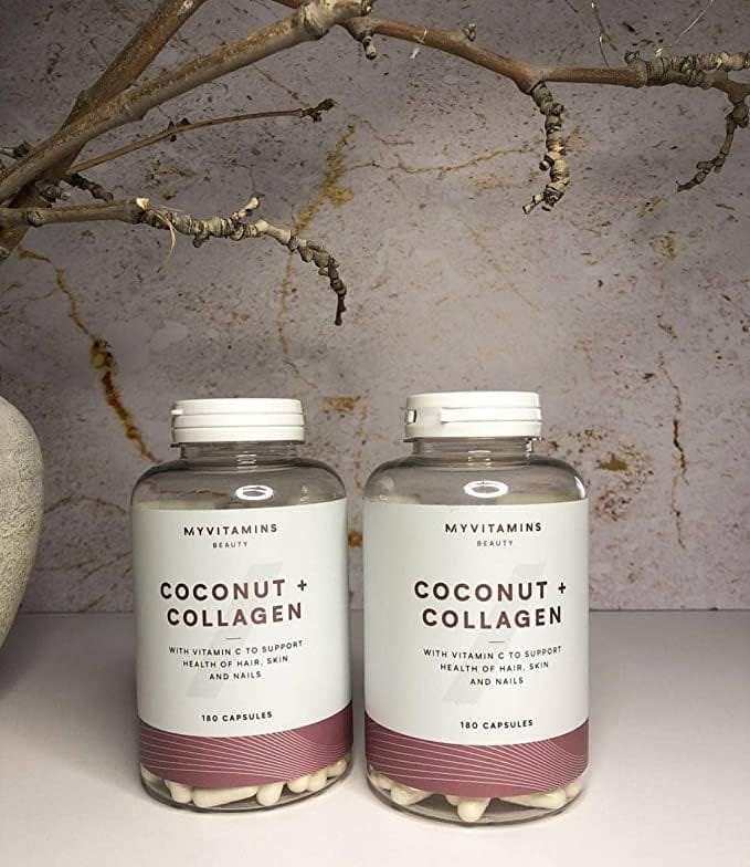 کپسول نارگیل و کلاژن Coconut + Collagen مناسب سلامت پوست، مو و ناخن