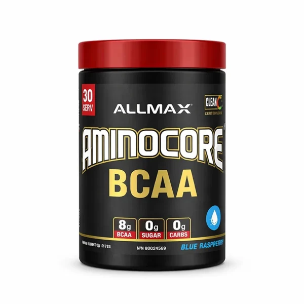 ALLMAX AminoCore BCAA | آمینوکور آلمکس تصویر مکمل ALLMAX AminoCore BCAA آلمکس با پسزمینه سفید برای فروشگاه حامدپاور