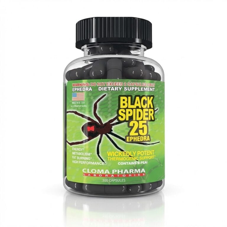 خرید قرص چربی سوز بلک اسپایدر 25 (Black Spider) اصل آمریکا با ضمانت حامد پاور