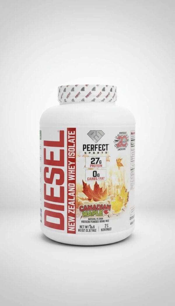 Diesel Whey Isolate Perfect Sports – پروتئین وی ایزوله دیزل پروتئین وی ایزوله دیزل پرفکت اسپرتس با طعم افرا کانادایی