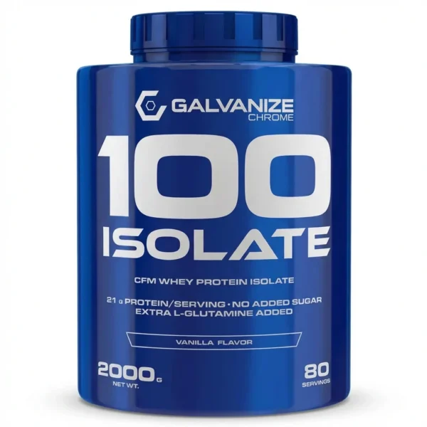 خرید پروتئین وی ایزوله گالوانایز کروم 100 Isolate طعم وانیل 2000 گرمی اصل از حامدپاور