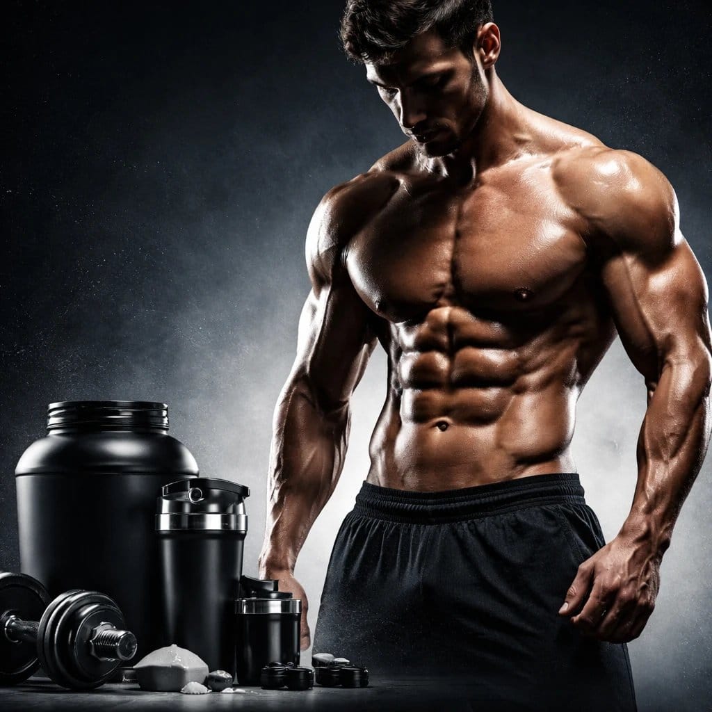بدنسازی حرفه‌ای با تمرکز بر حجم خشک و کات عضلانی همراه با مکمل‌های ورزشی