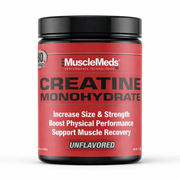خرید کراتین مونوهیدرات MuscleMeds اصل بدون طعم مناسب افزایش قدرت و حجم عضلانی