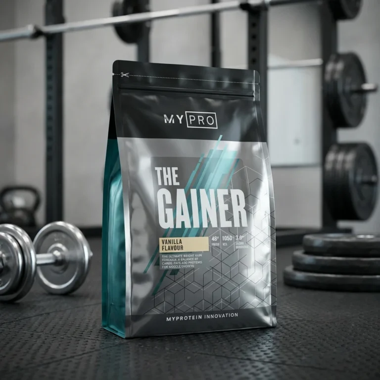 پودر گینر MyProtein The Gainer طعم وانیل مناسب افزایش وزن و حجم عضلانی در بدنسازی
