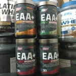 چند قوطی پودر EAA Hydration ناترکس Nutrex در طعم‌های مختلف در فروشگاه حامد پاور