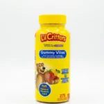 مولتی ویتامین پاستیلی کودکان Lil Critters Gummy Vites حاوی ویتامین‌های C و D با طعم میوه‌ای، بسته 275 عددی