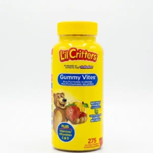مولتی ویتامین پاستیلی کودکان Lil Critters Gummy Vites حاوی ویتامین‌های C و D با طعم میوه‌ای، بسته 275 عددی