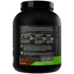 پشت بسته مس گینر Rule 1 Mass Gainer طعم شکلات فاج با جدول پروفایل آمینواسید و اطلاعات محصول