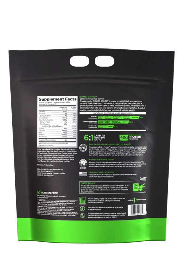 Nutritional Facts مس گینر رول وان ۱۲ پوندی
