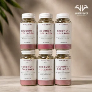 کپسول مای ویتامینز Coconut Collagen برای تقویت پوست، مو و ناخن – حاوی ویتامین C و کلاژن – فروشگاه حامدپاور