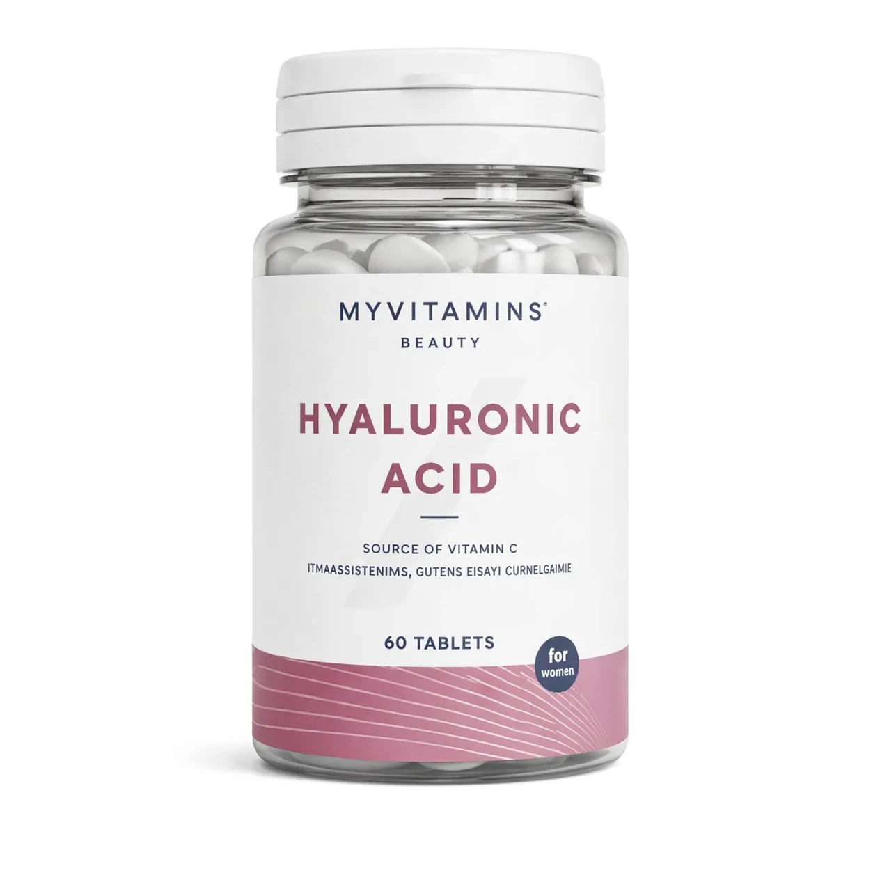 مکمل هیالورونیک اسید MyVitamins – ۶۰ عددی قرص هیالورونیک اسید برند MyVitamins در بستهبندی ۶۰ عددی؛ مکمل مفید برای زیبایی و سلامت پوست