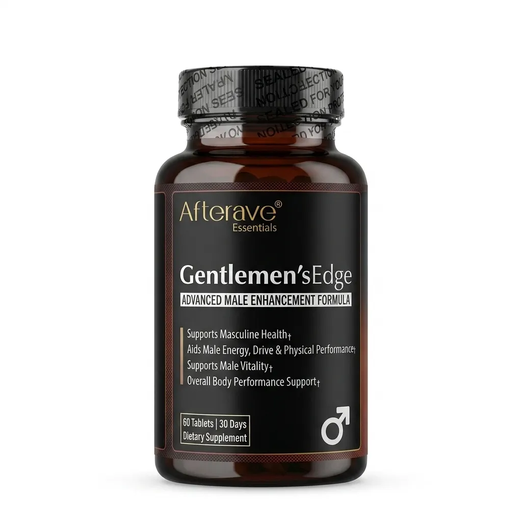 مکمل آقایان Afterave Gentlemen’sEdge – تقویت انرژی و عملکرد مردانه (۶۰ قرص) تصویر مکمل آقایان Afterave Gentlemen’sEdge با فرمول تقویت عملکرد مردانه، بسته ۶۰ قرص، فروشگاه حامدپاور
