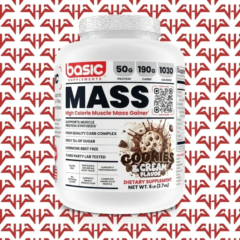 خرید بیسیک مس گینر Basic MASS Gainer طعم کوکیز اند کریم وزن 6 پوند اصل از حامدپاور