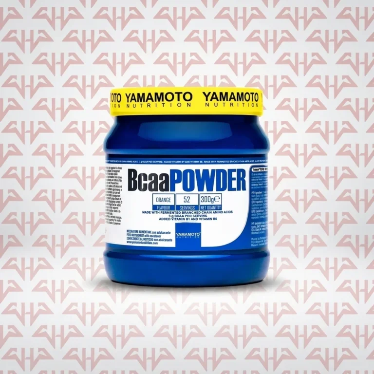 BCAA پودری یاماموتو 300 گرمی با 52 سروینگ و طعم پرتقال