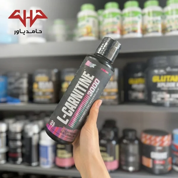 ال-کارنیتین مایع 3000 میلی‌گرمی L-Carnitine در دست کاربر، مناسب چربی‌سوزی و افزایش سطح انرژی