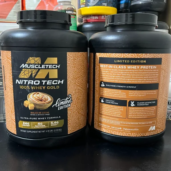 پروتئین وی ماسل تک نیترو تک 100% Whey Gold طعم Dulce de Leche وزن 5 پوند
