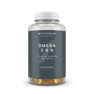 مکمل امگا ۳ ۶ ۹ مای ویتامینز Myvitamins بسته ۱۲۰ سافت ژل مناسب بدنسازی و سلامت قلب