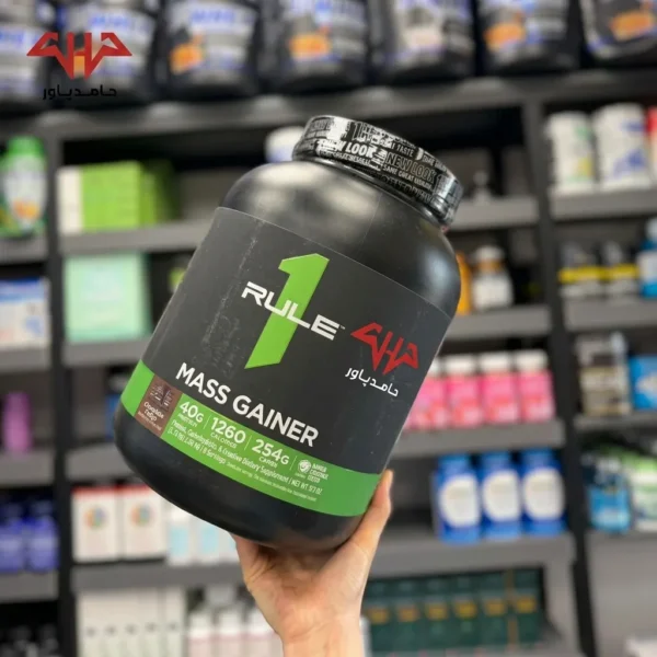 قوطی مکمل مس گینر رول وان Rule 1 Mass Gainer مناسب افزایش وزن و حجم عضلانی