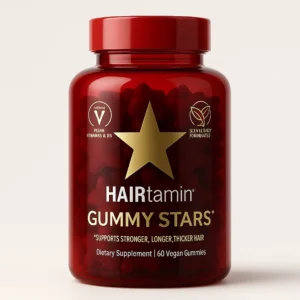مکمل پاستیلی هیرتامین Gummy Stars جهت رشد و ضخامت مو
