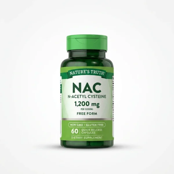مکمل ان استیل سیستئین NAC برند نیچرز تروث ۱۲۰۰ میلی گرم در فروشگاه حامدپاور