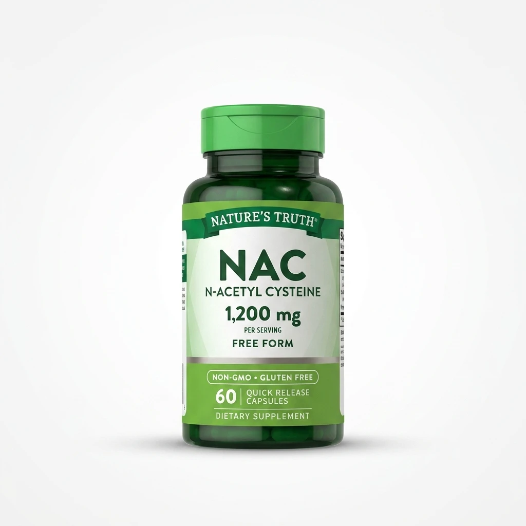 خرید مکمل NAC نیچرز تروث - حامدپاور مکمل ان استیل سیستئین NAC برند نیچرز تروث ۱۲۰۰ میلی گرم در فروشگاه حامدپاور