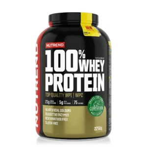قوطی پروتئین وی Nutrend 100% Whey Protein طعم وانیل 2250 گرم (عکس اصلی محصول)