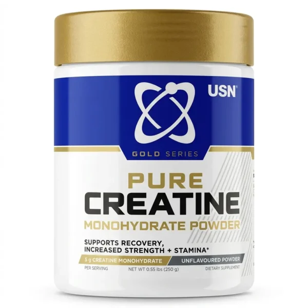کراتین مونوهیدرات خالص ۲۵۰ گرمی USN در فروشگاه حامدپاور