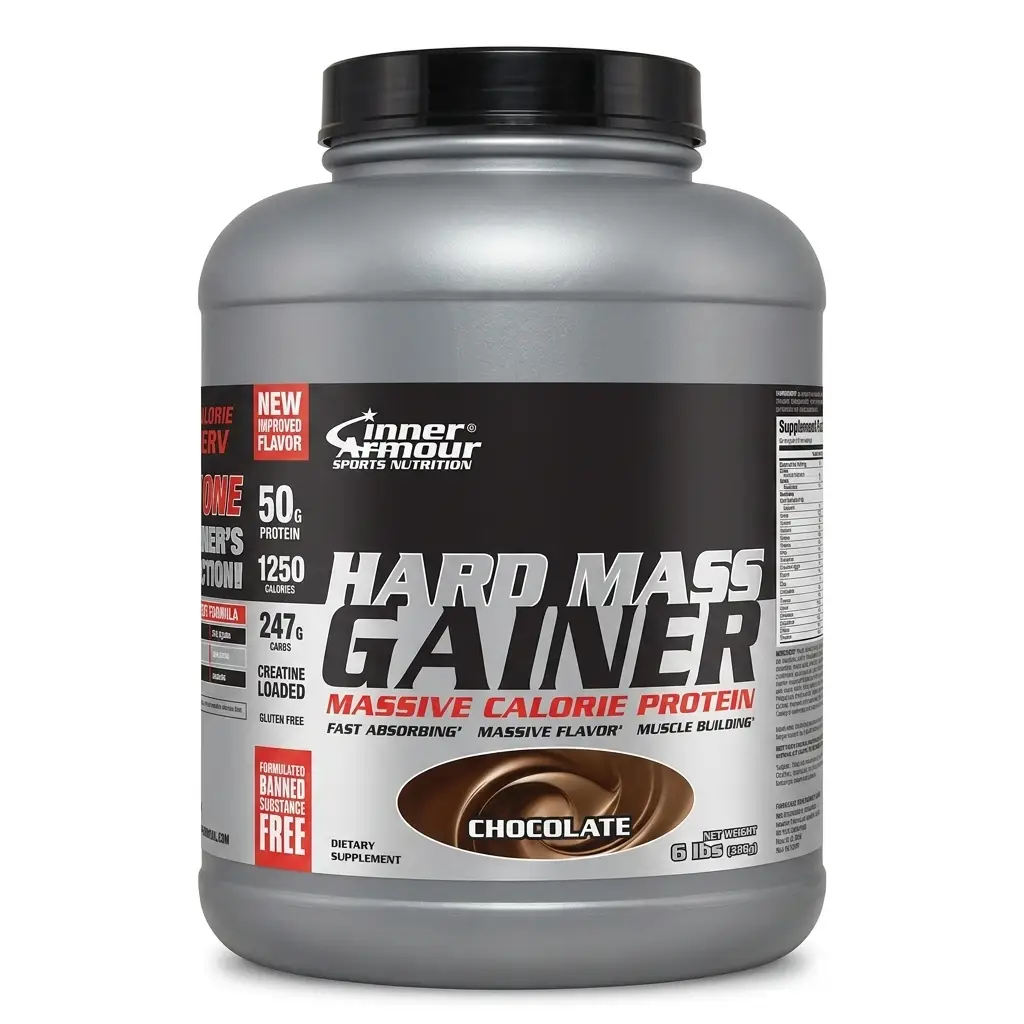 خرید مکمل Hard Mass Gainer اینر آرمور مکمل گینر اینر آرمور Hard Mass Gainer با 50 گرم پروتئین و 1250 کالری