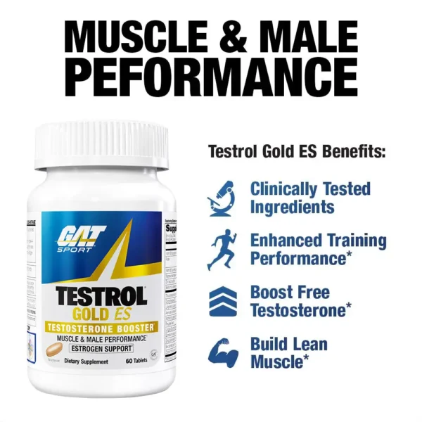 مزایای تسترول گلد ES برای عملکرد عضلانی و مردانه
