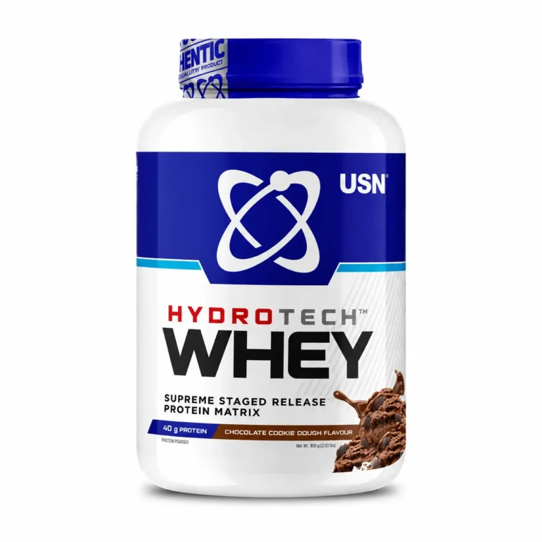 قوطی پروتئین هیدروتک وی USN با طعم شکلات کوکی وزن ۱.۸ کیلوگرم