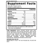 جدول ارزش غذایی پودر وی پروتئین BPI Sports Whey HD با طعم وانیل کارامل، حاوی ۲۵ گرم پروتئین در هر سروینگ