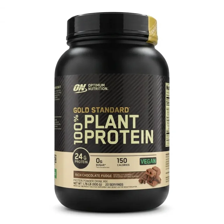 پروتئین گیاهی اپتیموم نوتریشن Gold Standard Plant Protein طعم شکلات فاج 800 گرم