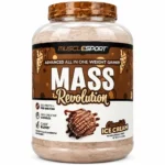 قوطی مکمل گینر ماس رولوشن MuscleSport با طعم بستنی شکلاتی