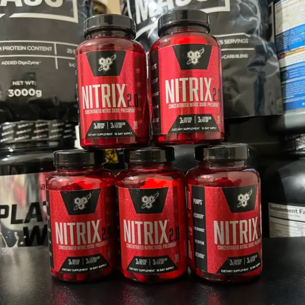 قرص نیتروکس BSN Nitrix 2.0 تقویت‌کننده اکسید نیتریک با کراتینه و L-سیتولین، پمپ و حجم دهنده اصل، فروشگاه مکمل حامدپاور
