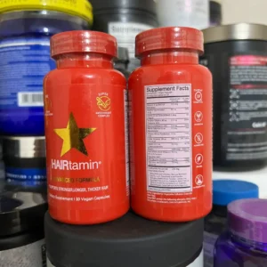 مکمل تقویت مو هیرتامین (HAIRtamin Advanced Formula) ۳۰ کپسول وگان، جلوگیری از ریزش و ضخیم‌کننده مو