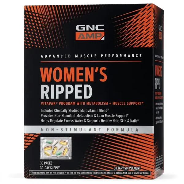 مولتی ویتامین جی ان سی بانوان GNC AMP Women's Ripped بسته ۳۰ روزه