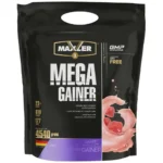 پودر گینر مکس ماسلر مگا گینر ۴۵۴۰ گرم با طعم توت‌فرنگی