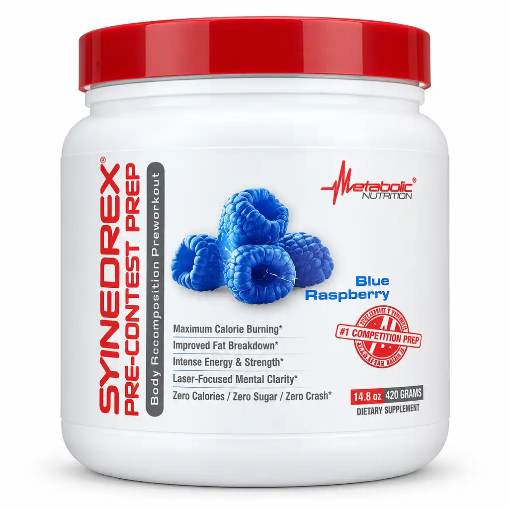 پودر سیندرکس متابولیک ۴۲۰ گرم طعم بلو رزبری | Synedrex Pre-Contest Prep